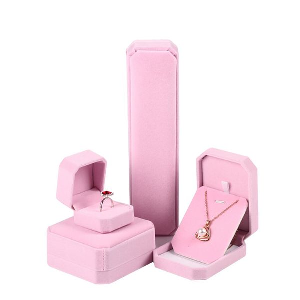 pink octangle jewelry gift box for wedding propose ring box pendant bracelet necklace velvet boxel anillo de boda caja, Black;white
pink octangle jewelry gift box for wedding propose ring box pendant bracelet necklace velvet boxel anillo de boda caja, Black;white