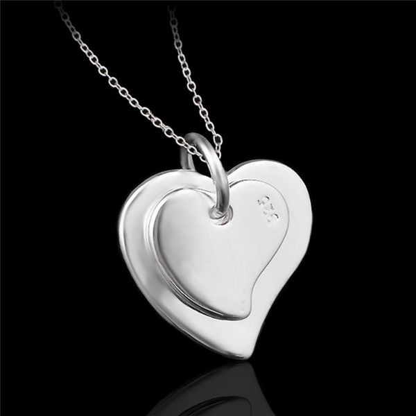 fashion jewelry 925 sterling silver double heart pendant necklace valentine's day gift for girls ing
fashion jewelry 925 sterling silver double heart pendant necklace valentine's day gift for girls ing
