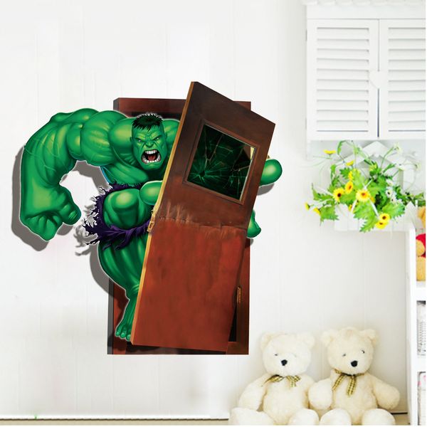 Мстители детская комната стены наклейки творческий 3D-эффект супер герой Халк сти
Мстители детская комната стены наклейки творческий 3D-эффект супер герой Халк сти