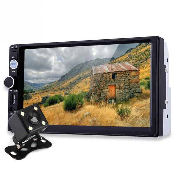 7 inch tft car audio stereo touch screen 2 din mp5 player with rearview camera bluetooth v2.0 hands-call aux tf usb
7 inch tft car audio stereo touch screen 2 din mp5 player with rearview camera bluetooth v2.0 hands-call aux tf usb