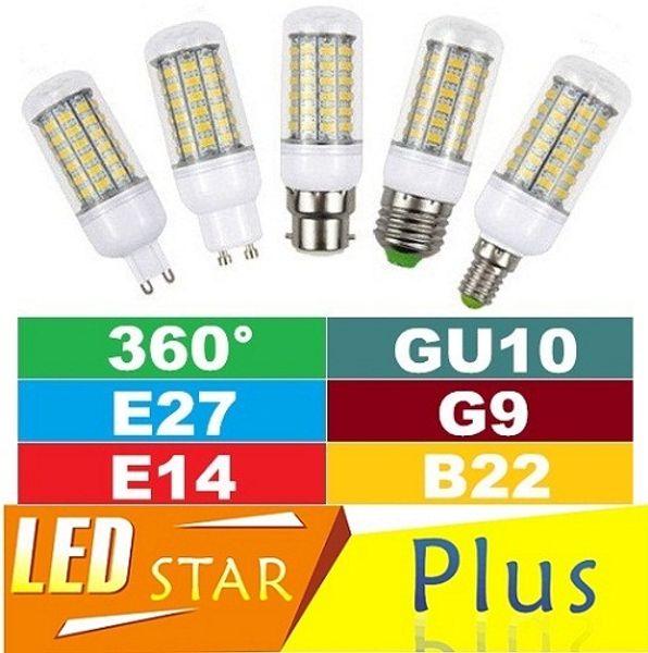 7w 12w 15w 18w md 5730 led bulb corn light g9 e27 e14 b22 gu10 led light 360 degree led lamp warm cold white ac 110 240v hipping
7w 12w 15w 18w md 5730 led bulb corn light g9 e27 e14 b22 gu10 led light 360 degree led lamp warm cold white ac 110 240v hipping