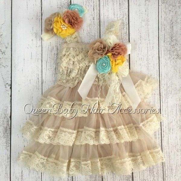 New Arrival Hot Selling Retail vintage Ivory Lace Infant Dresses Matching Headband and Broche Clip 1set/lot
New Arrival Hot Selling Retail vintage Ivory Lace Infant Dresses Matching Headband and Broche Clip 1set/lot