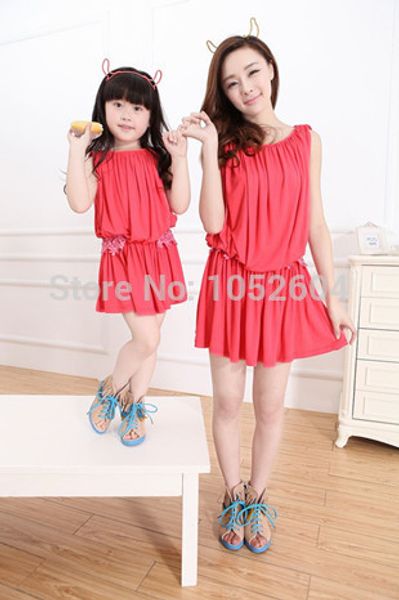 wholesale-2015 new arrival mother daughter matching dresses princess girls and mom red clothing family matching outfits dress fashion mb04, Blue
wholesale-2015 new arrival mother daughter matching dresses princess girls and mom red clothing family matching outfits dress fashion mb04, Blue