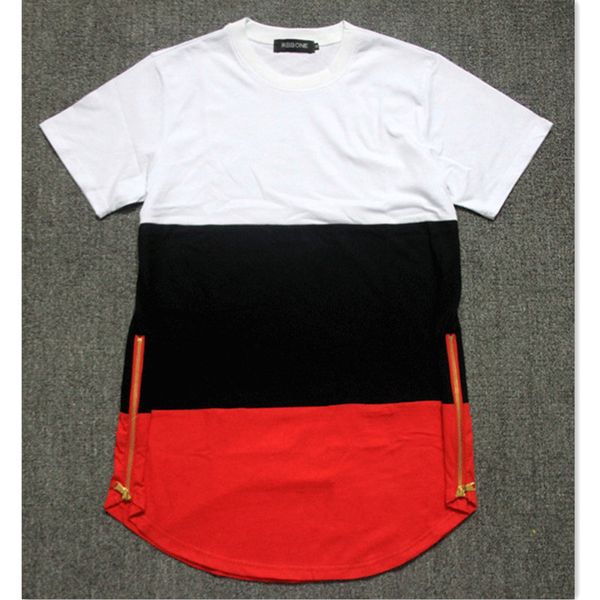 wholesale-hip hop mens fashion t-shirt streetwear arc cut side zipper short sleeve o-neck tshirts color patchwork casual tyga tee shirt, White;black
wholesale-hip hop mens fashion t-shirt streetwear arc cut side zipper short sleeve o-neck tshirts color patchwork casual tyga tee shirt, White;black