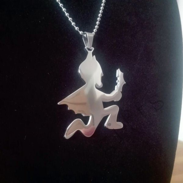 2 in stainless steel pendant hatchetman batman juggalo juggalette icp charm, Silver
2 in stainless steel pendant hatchetman batman juggalo juggalette icp charm, Silver