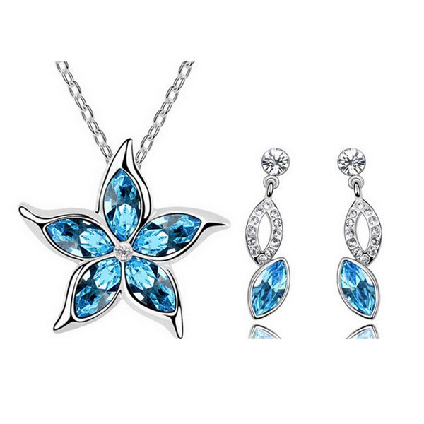 alloy silver plated austria crystal necklace earrings sets fashion women gift jewelry sets wedding jewelry set 1297
alloy silver plated austria crystal necklace earrings sets fashion women gift jewelry sets wedding jewelry set 1297
