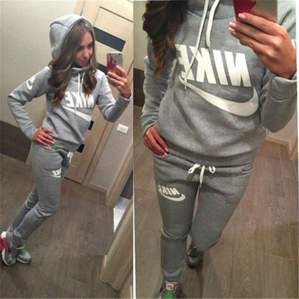 new women active set tracksuits hoodies sweatshirt +pant running sport track suits 2 pieces jogging sets survetement femme clothes free, Black
new women active set tracksuits hoodies sweatshirt +pant running sport track suits 2 pieces jogging sets survetement femme clothes free, Black