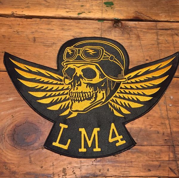 крутейшее lm4 pilot skull мотоцикл cool большой назад patch rocker клуб vest outlaw байкер mc patch бесплатная доставка, Black
крутейшее lm4 pilot skull мотоцикл cool большой назад patch rocker клуб vest outlaw байкер mc patch бесплатная доставка, Black