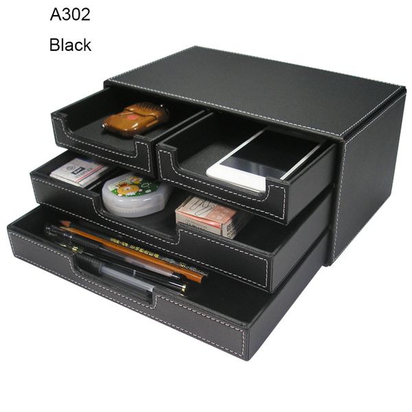 wholesale-kingfom 3 layers 4 drawers file cabinet document tray stationery organizer with wooden structure pu leather a302 black
wholesale-kingfom 3 layers 4 drawers file cabinet document tray stationery organizer with wooden structure pu leather a302 black