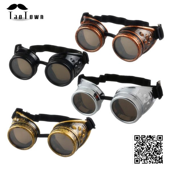 wholesale-high quality unisex vintage style steampunk goggles welding punk gothic glasses cosplay 4colors free shipping, Silver
wholesale-high quality unisex vintage style steampunk goggles welding punk gothic glasses cosplay 4colors free shipping, Silver