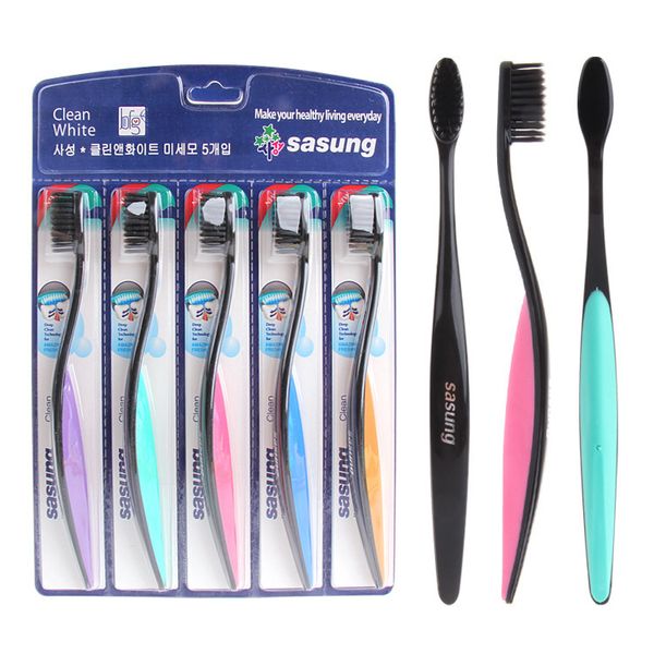wholesale-korean toothbrush ultra soft gum-protective anion health bamboo charcoal tooth brush 5pcs=1pack
wholesale-korean toothbrush ultra soft gum-protective anion health bamboo charcoal tooth brush 5pcs=1pack