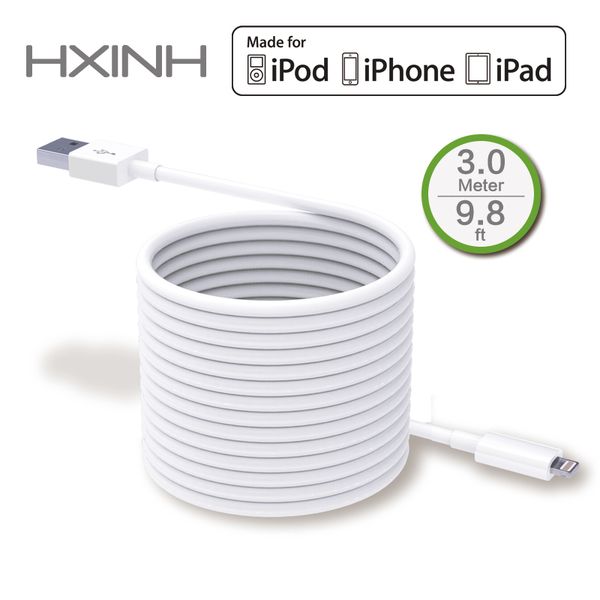 Сертифицированный MFI 3M 9.8-футовый кабель Lightning 8P - USB для синхронизации, для Apple iPhone 5
Сертифицированный MFI 3M 9.8-футовый кабель Lightning 8P - USB для синхронизации, для Apple iPhone 5