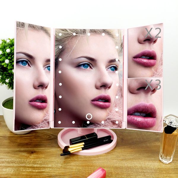 2018 make up led mirror cosmetic folding mirror with stand base 180 degree rotation touch screen makeup mirror dhl ing
2018 make up led mirror cosmetic folding mirror with stand base 180 degree rotation touch screen makeup mirror dhl ing