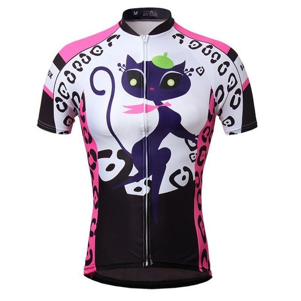 wholesale-2015 cat girl women's bike sportwear cycling clothing bicycle short sleeve jersey quick dry, Black;red
wholesale-2015 cat girl women's bike sportwear cycling clothing bicycle short sleeve jersey quick dry, Black;red