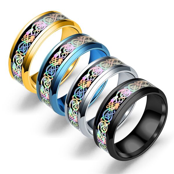 2017 stainless steel rings silver rainbow carved dragon piece totem band rings for men&women s fashion titanium steel jewelry
2017 stainless steel rings silver rainbow carved dragon piece totem band rings for men&women s fashion titanium steel jewelry