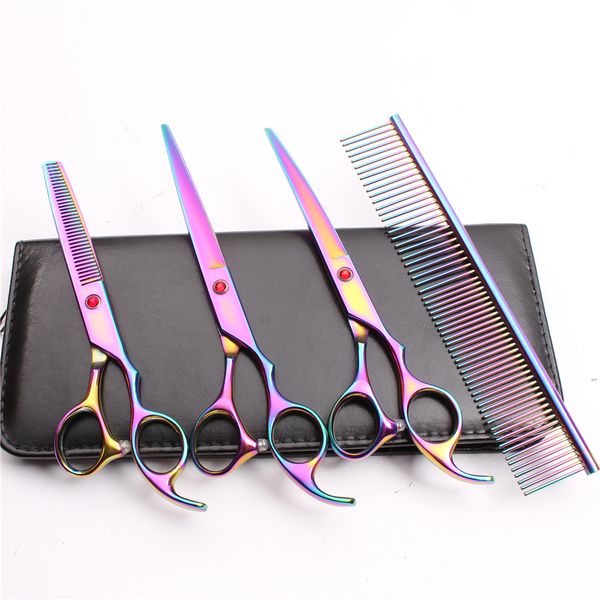 c3003 4pcs 7'' 440c customized logo professional pets grooming hair scissors comb +cutting+ thinning+ down curved shears fur clipp
c3003 4pcs 7'' 440c customized logo professional pets grooming hair scissors comb +cutting+ thinning+ down curved shears fur clipp