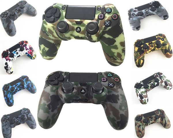 Durable camouflage camo ilicone gel rubber oft leeve kin grip cover ca e for play tation 4 p 4 pro p 4 lim gamepad protect
Durable camouflage camo ilicone gel rubber oft leeve kin grip cover ca e for play tation 4 p 4 pro p 4 lim gamepad protect