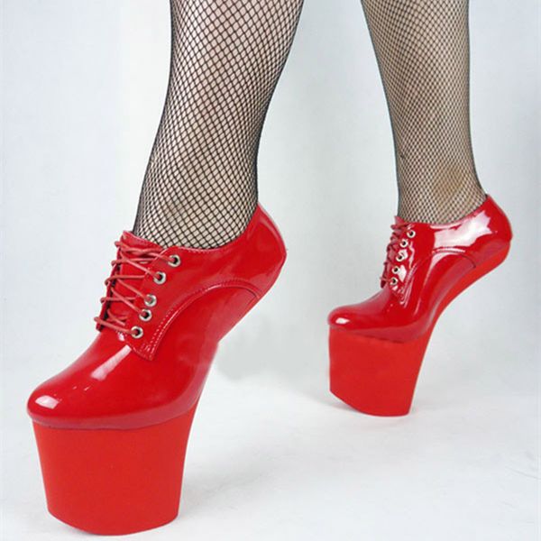 20cm heel height pu round toe hoof heel pumps party shoes us size 6-14 no.wg15, Black
20cm heel height pu round toe hoof heel pumps party shoes us size 6-14 no.wg15, Black