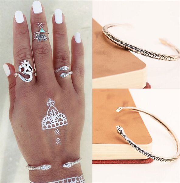 vintage punk snake shape cuff bangles antique silver plated bracelets women lady fashion fine jewelry perfect gift dcbj738, Black
vintage punk snake shape cuff bangles antique silver plated bracelets women lady fashion fine jewelry perfect gift dcbj738, Black