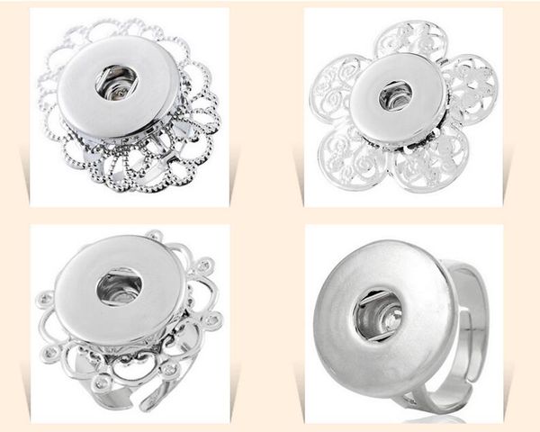 adjustable silver flower rings chunk snap button ring diy ginger snaps interchangeable jewelry for women
adjustable silver flower rings chunk snap button ring diy ginger snaps interchangeable jewelry for women