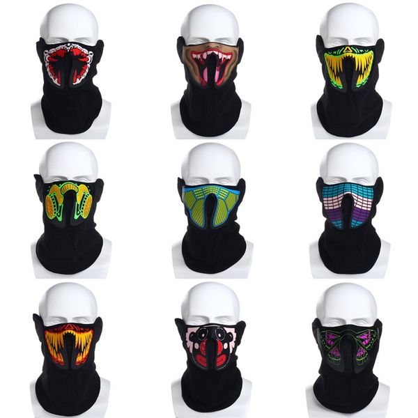 wholesale- flashing face mask light up luminous for outdoor riding cycling halloween party costume decoration protective half-face mask, Black
wholesale- flashing face mask light up luminous for outdoor riding cycling halloween party costume decoration protective half-face mask, Black