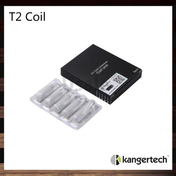 

Kanger T2 Катушки Для T2 Атомайзер Kangertech T2 Клиромайзер Changale Катушка Head 1.5 1.8 2.2 2.5 Ом