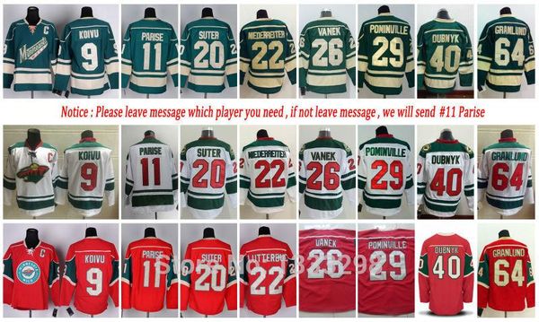 2016 new, minnesota wild ice hockey микко койву, 11 зак париз, райан сатер, нино нидеррайтер, ванек, поминвилл, деван дубник, гранлунд джерс, Black;red
2016 new, minnesota wild ice hockey микко койву, 11 зак париз, райан сатер, нино нидеррайтер, ванек, поминвилл, деван дубник, гранлунд джерс, Black;red