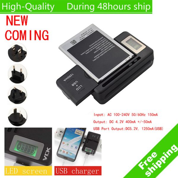 universal intelligent lcd indicator battery charger for samsung galaxy i9500 i9300 note 3 with usb output charge us eu au plug cab237
universal intelligent lcd indicator battery charger for samsung galaxy i9500 i9300 note 3 with usb output charge us eu au plug cab237