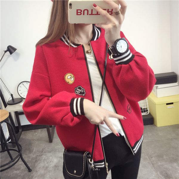 wholesale- 2016 women's vintage cardigans slim knitted basic sweater female woman sweaters autumn pull femme, White;black
wholesale- 2016 women's vintage cardigans slim knitted basic sweater female woman sweaters autumn pull femme, White;black