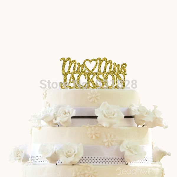 wholesale-gold glitter wedding cake er - personalized cake er - mr and mrs - custom last name wedding cake er -
wholesale-gold glitter wedding cake er - personalized cake er - mr and mrs - custom last name wedding cake er -