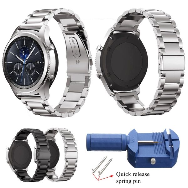 wholesale- 22mm stainless steel watch bands for samsung gear s3 frontier strap for gear s3 classic smart watch bracelet with adjust tool, Black;brown
wholesale- 22mm stainless steel watch bands for samsung gear s3 frontier strap for gear s3 classic smart watch bracelet with adjust tool, Black;brown