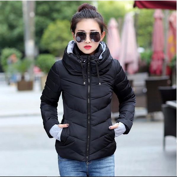 wholesale- 2016 winter jacket women plus size womens parkas thicken outerwear solid hooded coats short female slim cotton padded basic, Black;brown
wholesale- 2016 winter jacket women plus size womens parkas thicken outerwear solid hooded coats short female slim cotton padded basic, Black;brown