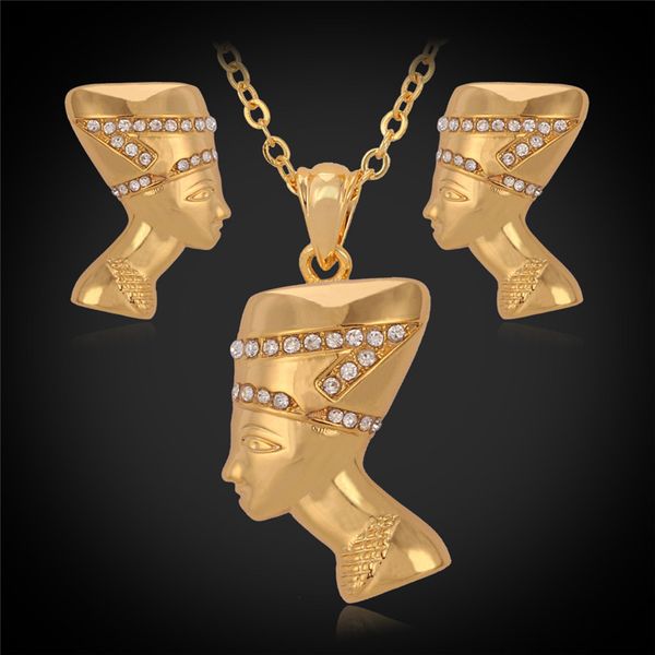 new vintage beauty queen head pendant earrings choker neckace 18k gold plated austrian rhinestone necklaces set, Silver
new vintage beauty queen head pendant earrings choker neckace 18k gold plated austrian rhinestone necklaces set, Silver