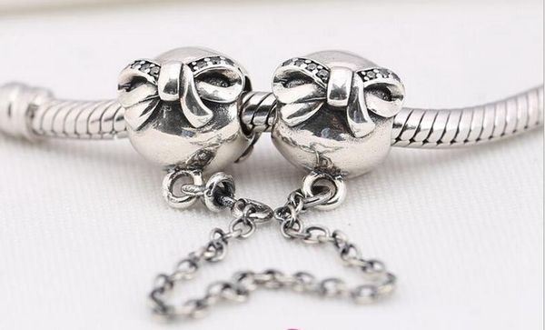 loose beads fits pandora charms bracelet 100% 925 sterling silver beads bow ball safety chain with cz diy charms jewelry 1pc/lot, Black
loose beads fits pandora charms bracelet 100% 925 sterling silver beads bow ball safety chain with cz diy charms jewelry 1pc/lot, Black