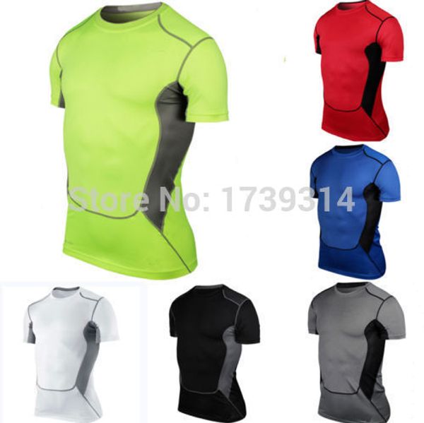 wholesale-mens sports compression wear under pro base layer short sleeve t-shirts athletic, White;black
wholesale-mens sports compression wear under pro base layer short sleeve t-shirts athletic, White;black