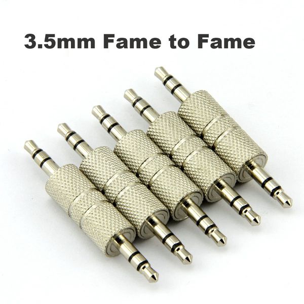 3.5mm jack to 3.5mm aux audio male to male adapter connectors.(silver) for car cellphone bluetooth receiver mobile phone speaker
3.5mm jack to 3.5mm aux audio male to male adapter connectors.(silver) for car cellphone bluetooth receiver mobile phone speaker
