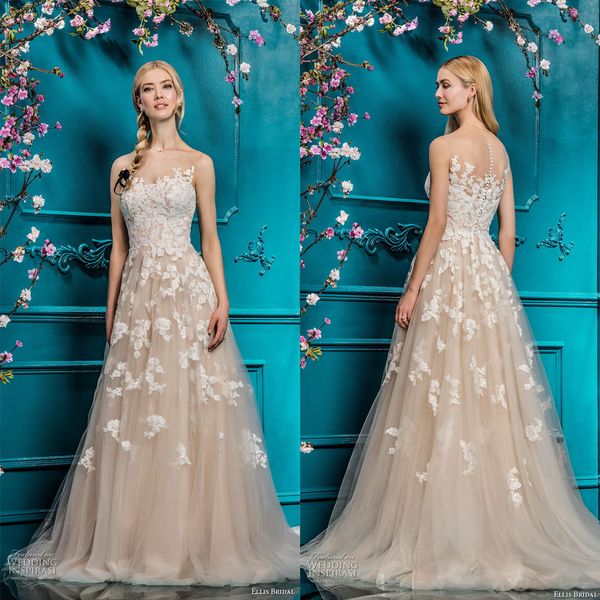customized made a-line sheer sleeveless nude/champagne lace applique wedding dress with crystals bridal gown vestido de noiva curto, White
customized made a-line sheer sleeveless nude/champagne lace applique wedding dress with crystals bridal gown vestido de noiva curto, White