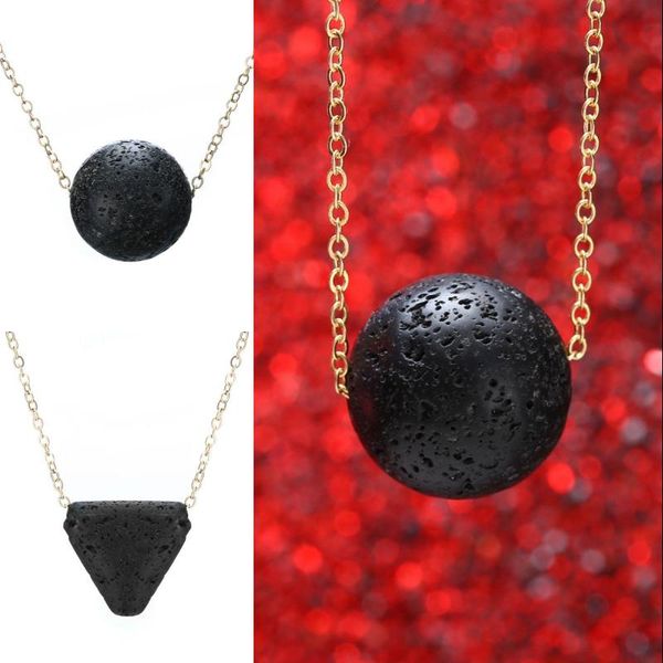 shellhard charms necklace statement boho collier vintage black round triangle volcano lava stone pendant necklace women men jewelry d226s, Silver
shellhard charms necklace statement boho collier vintage black round triangle volcano lava stone pendant necklace women men jewelry d226s, Silver