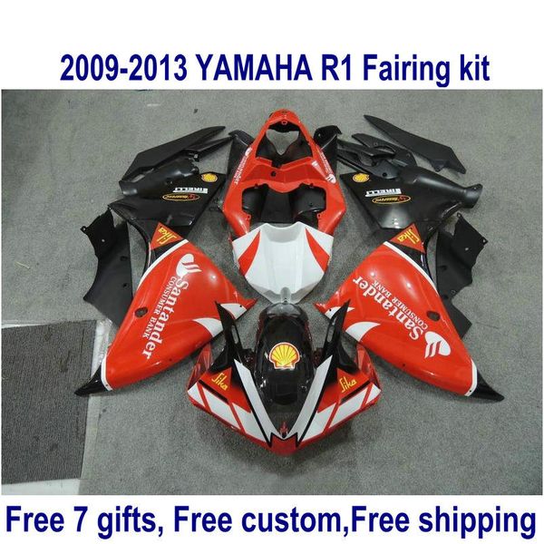 7 gifts fairing kit for yamaha r1 2009-2013 black red santander fairings set yzf r1 09 10 11 12 13 ha36
7 gifts fairing kit for yamaha r1 2009-2013 black red santander fairings set yzf r1 09 10 11 12 13 ha36