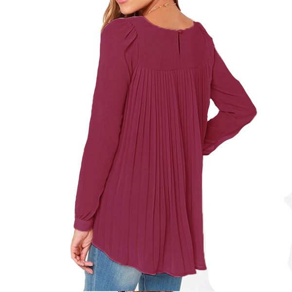 wholesale-new zanzea 2016 summer style women casual loose chiffon long sleeve solid shirts ladies blouses plus size blusas, White
wholesale-new zanzea 2016 summer style women casual loose chiffon long sleeve solid shirts ladies blouses plus size blusas, White