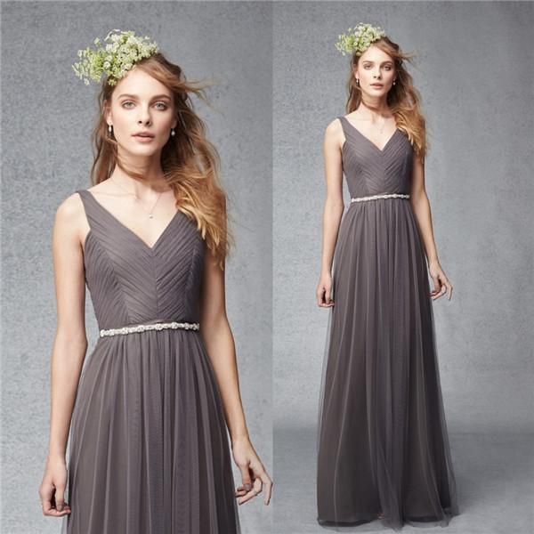 monique lhuillier 2015 gray juniorbridesmaid dresses v neck tank strap tulle sash maid of honor dress wedding formal party dresses cheap, White;pink
monique lhuillier 2015 gray juniorbridesmaid dresses v neck tank strap tulle sash maid of honor dress wedding formal party dresses cheap, White;pink