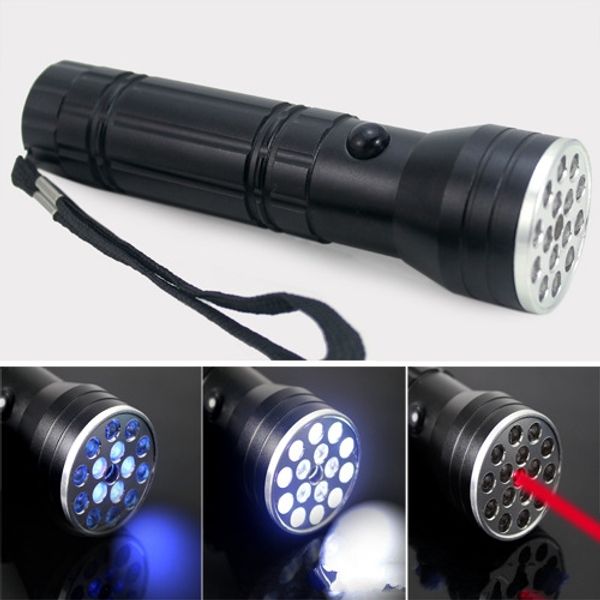 3 in 1 15 led uv laser flashlight multifunction led flashlight with 5 uv led + 1 red laser light
3 in 1 15 led uv laser flashlight multifunction led flashlight with 5 uv led + 1 red laser light