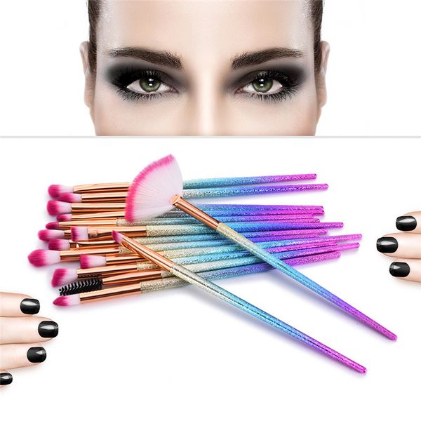 15pcs eyes makeup brushes set glitter cosmetic eyeshadow eyebrow eyeliner eyelash blending powder make up brush beauty tools kit
15pcs eyes makeup brushes set glitter cosmetic eyeshadow eyebrow eyeliner eyelash blending powder make up brush beauty tools kit