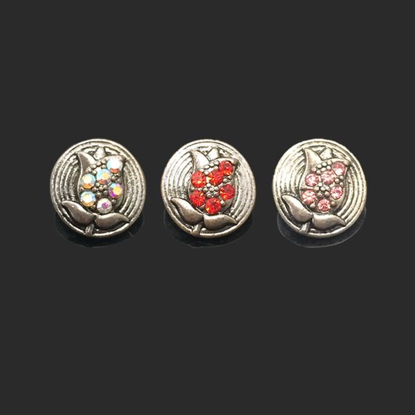 interchangeable flower 011 rhinestones metal snap buttons fit 12mm snap button bracelets earrings necklace for women
interchangeable flower 011 rhinestones metal snap buttons fit 12mm snap button bracelets earrings necklace for women