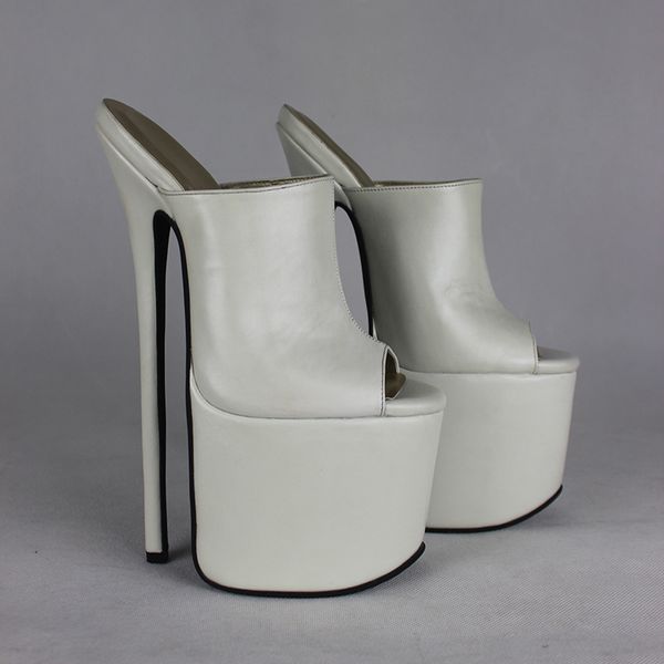 Full grain leather genuine leather extreme high heel 24cm heel wtih platform fully handmade feti h andal lady high heel andal cu tom
Full grain leather genuine leather extreme high heel 24cm heel wtih platform fully handmade feti h andal lady high heel andal cu tom