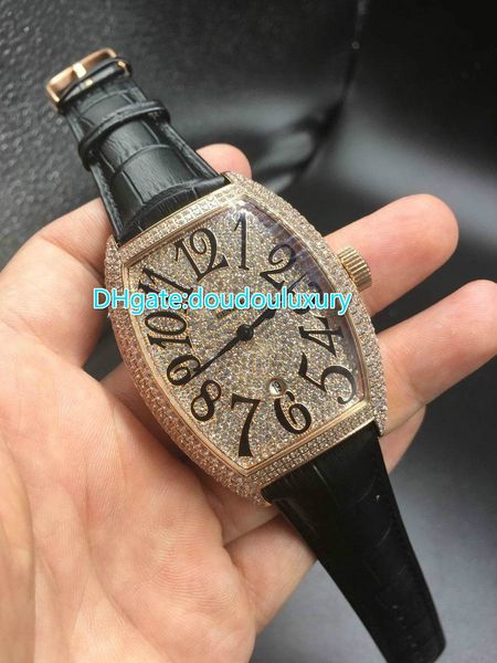 full diamond bucket watch automatic men's watch stainless steel rose gold and silver case leather strap original needle buckle ing, Slivery;brown
full diamond bucket watch automatic men's watch stainless steel rose gold and silver case leather strap original needle buckle ing, Slivery;brown