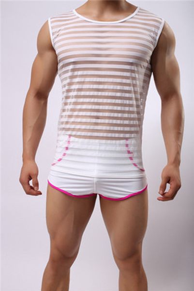 wholesale fashion mens stretch mesh sheer see through summer tshirt undershirt underwear vest shino mens bodysuit free, White;black
wholesale fashion mens stretch mesh sheer see through summer tshirt undershirt underwear vest shino mens bodysuit free, White;black