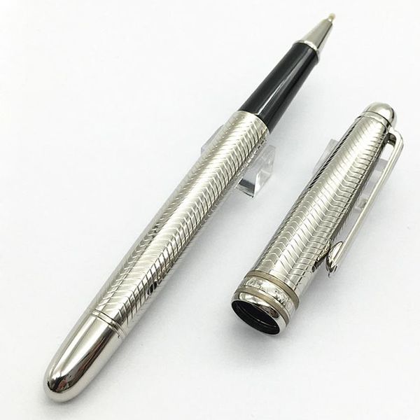 luxury pen silver rollerball pen stationery writing supplies wavy stripe 163 # ballpoint pen with serial number, Blue;orange
luxury pen silver rollerball pen stationery writing supplies wavy stripe 163 # ballpoint pen with serial number, Blue;orange