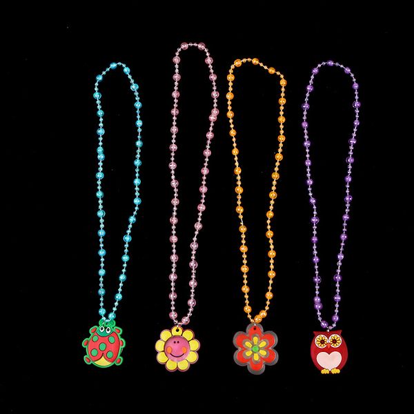 Children LED Necklace Cartoon Flash Light Pendant Necklace For Kids Christmas Party Decoration Accessories Toys Gifts Cheap Free DHL 591 
Children LED Necklace Cartoon Flash Light Pendant Necklace For Kids Christmas Party Decoration Accessories Toys Gifts Cheap Free DHL 591