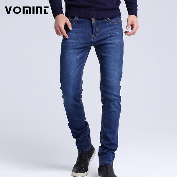 wholesale-2017 mens jeans new fashion men casual jeans slim straight high elasticity feet jeans loose waist long trousers sell s6cj064, Blue
wholesale-2017 mens jeans new fashion men casual jeans slim straight high elasticity feet jeans loose waist long trousers sell s6cj064, Blue